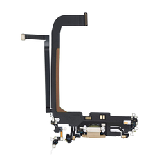Replacement for iPhone 13 Pro Max USB Charging Flex Cable - Gold, Condition: After Market