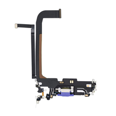 Replacement for iPhone 13 Pro Max USB Charging Flex Cable - Sierra Blue, Condition: After Market