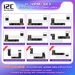 i2C KC01 External Battery Repair Flex Cable For iPhone 11-14PM, Option: Flex Cable for iPhone 11