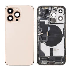 Replacement for iPhone 13 Pro Back Cover Full Assembly - Gold, Condition: After Market, Verison : International Version