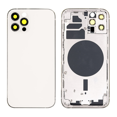 Replacement For iPhone 12 Pro Rear Housing with Frame - Silver