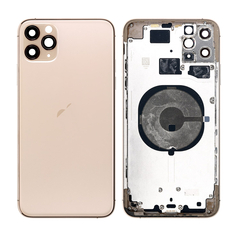 Replacement for iPhone 11 Pro MAX Rear Housing with Frame - Gold
