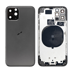 Replacement for iPhone 11 Pro Rear Housing with Frame - Space Gray