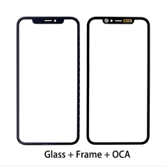 Replacement for iPhone 11 Front Glass with Frame Bezel assembled OCA Film
