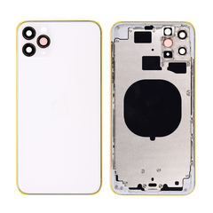 Replacement for iPhone 11 Pro MAX Rear Housing with Frame - Silver
