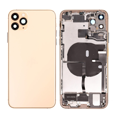 Replacement for iPhone 11 Pro Max Back Cover Full Assembly - Gold