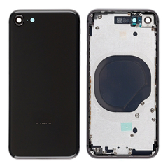 Replacement for iPhone SE 2nd Back Cover with Frame Assembly - Space Gray