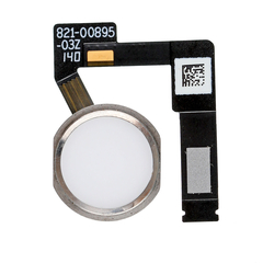 Replacement for iPad Air 3/Pro 10.5"/12.9" 2nd Gen Home Button Assembly with Flex Cable Ribbon - Silver