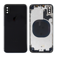 Replacement for iPhone X Rear Housing with Frame - Space Gray