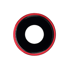 Replacement for iPhone XR Rear Facing Camera Lens with Bezel - Red