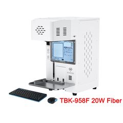 TBK 958F 20W Fiber Automatic Laser Removal Back Cover Glass Machine