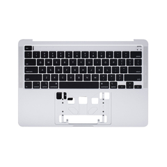 Silver Top Case with Keyboard for MacBook Pro 13" A2289 (Early 2020)