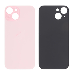 Replacement For iPhone 15 Back Cover Glass-Pink