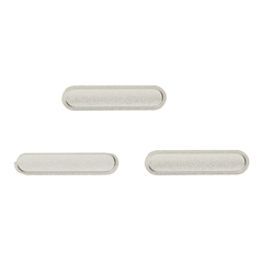 Replacement for iPad Air 2/iPad Pro 9.7/12.9 1st Side Buttons Set - Silver