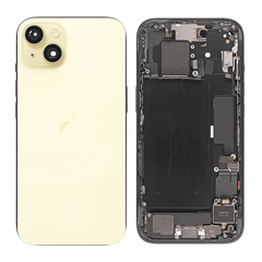 Replacement For iPhone 15 Back Cover Full Assembly-Yellow