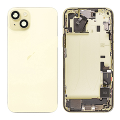 Replacement For iPhone 15 Plus Back Cover Full Assembly-Yellow