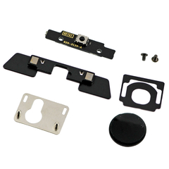 Replacement for iPad 3 Digitizer Mounting Kit with Black Button-Black
