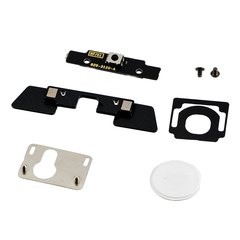Replacement for iPad 3 Digitizer Mounting Kit with White Button-White