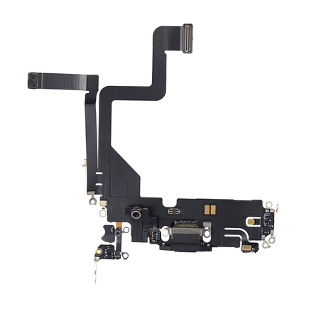 Replacement for iPhone 14 Pro USB Charging Flex Cable - Space Black, iPhone quality: After Market