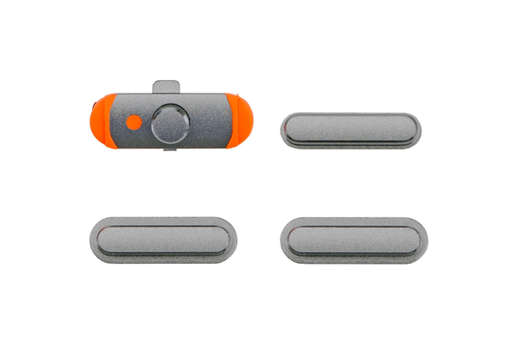 Replacement for iPad mini 3/iPad Air Side Buttons Set Grey