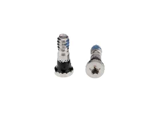 Replacement for iPhone 7& 7 Plus Bottom Screw Set - Silver