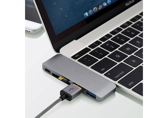 Netease USB-C to USB-C/USB 3.0 SD/MicroSD Multiport Adaptor