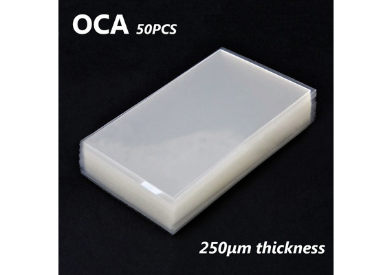 50pcs OCA Optical Clear Adhesive Double-side Sticker for Samsung Galaxy S8 Plus