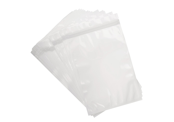 White / Clear Matte Aluminum Foil Plastic Retail Packaging Pack Bag