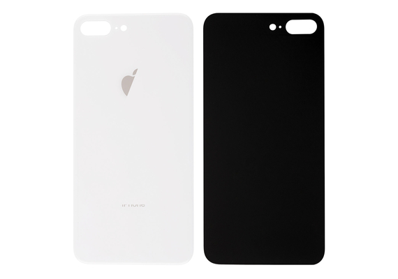 Replacement For iPhone 8 Plus Back Cover - Silver