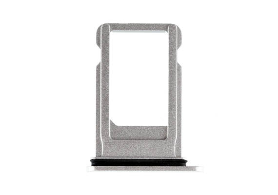 Replacement for iPhone 8 Plus SIM Card Tray with Waterproof Circle - Silver