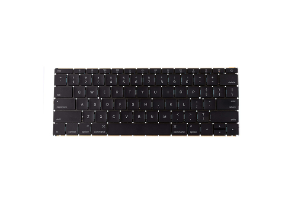Keyboard with Backlight (US English) for MacBook 12" Retina A1534 (Early 2016 -Mid 2017)
