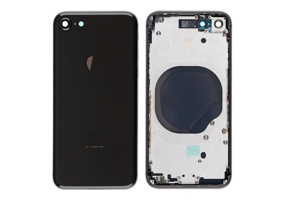 Replacement for iPhone 8 Back Cover with Frame Assembly - Space Gray