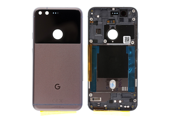 Replacement for Google Pixel Battery Door with Rear Housing - Black