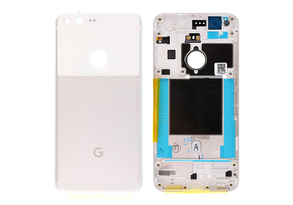 Replacement for Google Pixel Battery Door with Rear Housing - White