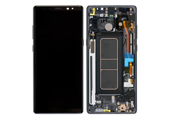 Replacement for Samsung Galaxy Note 8 SM-N950 LCD Screen Assembly with Frame - Black