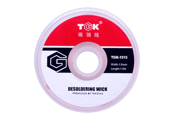 Copper Soldering Wick for Desoldering 2.0mm x 1.5m #TGK-2015, Size: 1.5mm x 1.5m