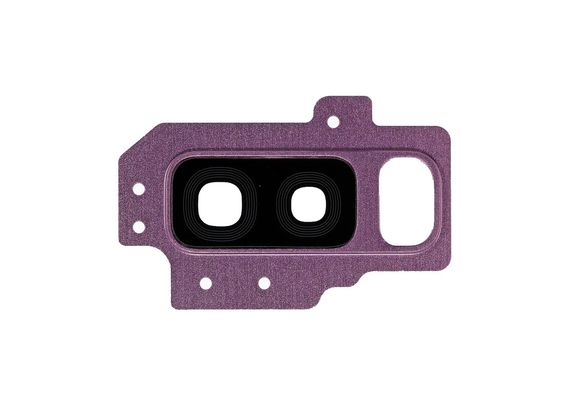 Replacement for Samsung Galaxy S9 Plus SM-G965 Rear Camera Holder with Lens - Purple