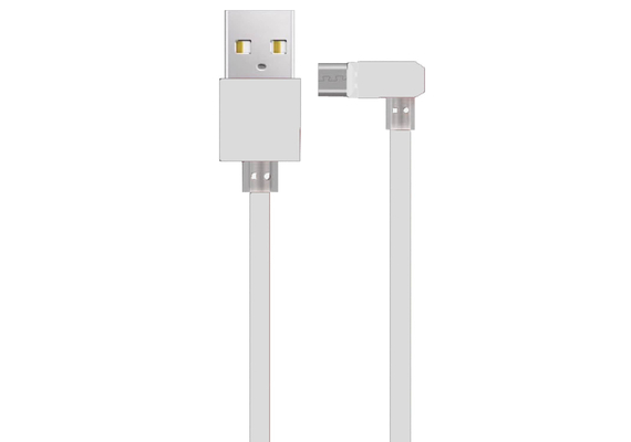 Rotation Magnetic Type C Micro USB Fast Charging Data Cable 3 IN 1, Condition: L-type Head Silver