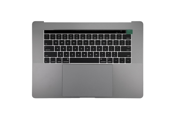 Space Gray Top Case with US English Keyboard for Macbook Pro 15" Touch A1707 (Late 2016-Mid 2017)