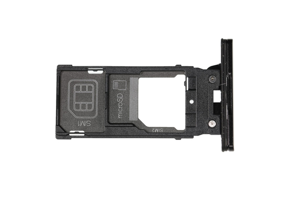 Replacement for Sony Xperia XZ2 Dual SIM Card Tray - Black