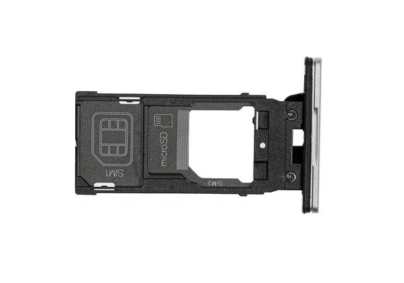 Replacement for Sony Xperia XZ2 Dual SIM Card Tray - Silver
