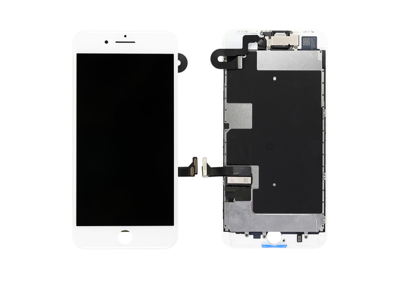Replacement for iPhone 8 Plus LCD Screen Full Assembly without Home Button - White