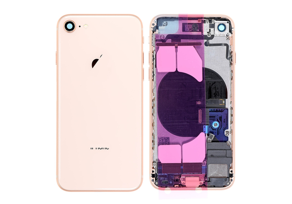 Replacement for iPhone 8 Back Cover Full Assembly - Rose