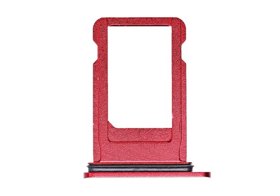 Replacement for iPhone 8 Plus SIM Card Tray with Waterproof Circle - Red