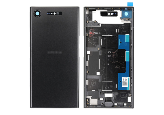 Replacement for Sony Xperia XZ1 Back Cover with Middle Frame - Black