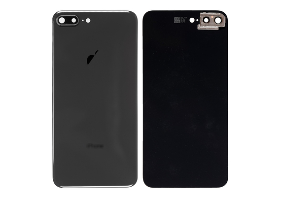 Replacement for iPhone 8 Plus Back Cover with Camera Holder - Space Gray