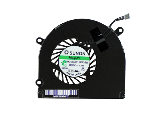 Right CPU Fan for Unibody MacBook Pro 15" A1286 (Late 2008-Mid 2012)