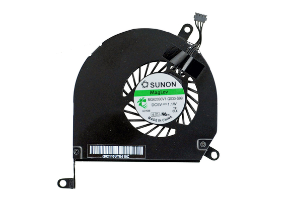 Left CPU Fan for Unibody MacBook Pro 15" A1286 (Late 2008-Mid 2012)