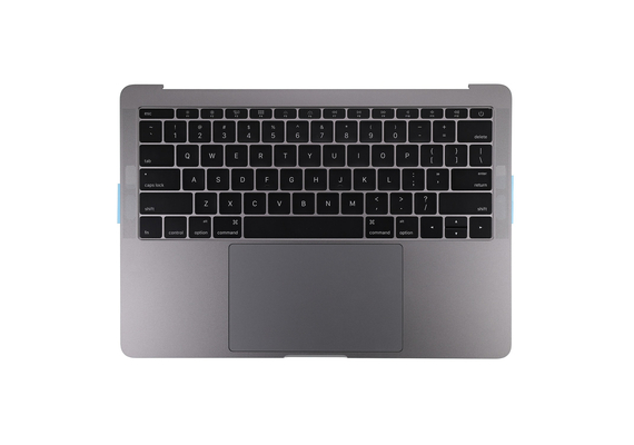 Space Gray Top Case with US English Keyboard for Macbook Pro 13" A1708 (Late 2016-Mid 2017)