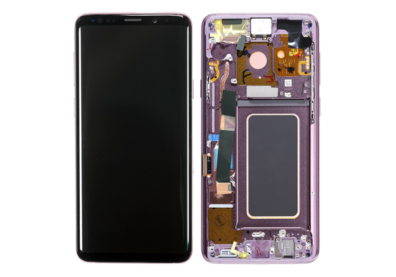 Replacement for Samsung Galaxy S9 Plus SM-965 LCD Screen Digitizer Assembly with Frame - Purple